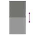 vidaXL Roleta Zatemnenie sivá 75x150 cm Šírka látky 70,7cm Polyester