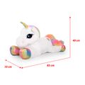Veľký plyšový jednorožec Funkie 85 cm