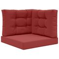 vidaXL Vankúš na vonkajšiu pohovku Polyester vínovo červená 60 x 60 cm