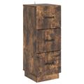 vidaXL Zásuvkový kabinet 33 x 34,5 x 87 cm Kompozitné drevo Dymový dub