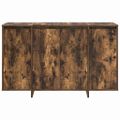 vidaXL Servírovacia skriňa Dymová dub 120 x 41 x 75 cm
