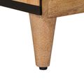 vidaXL Nočný stolík Prírodná 50 x 33 x 62 cm Masívne mango drevo