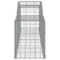 vidaXL Oblúkový gabionový kôš 10 ks 300x50x60/80 cm pozinkované železo