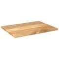 vidaXL Stolová doska 80x60x2,5 cm obdĺžniková mangový masív