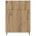 vidaXL Servírovacia skriňa Dub artisan 66 x 34,5 x 92 cm