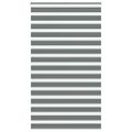 vidaXL Zebra roleta tmavošedá 120x200 cm šírka látky 115,9cm polyester