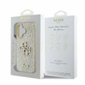 Puzdro Guess pre iPhone 16 6,1" GUHCP16SHG4SGD zlaté tvrdé puzdro Fixed Glitter Big 4G