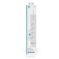 Predlžovací kábel NEDIS WIFIP313EWT SmartLife /2m/Wi-Fi/16A/3680W/4xzásuvka/