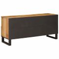 vidaXL TV skrinka Hnedá 100 x 33 x 46 cm Masívne mango drevo