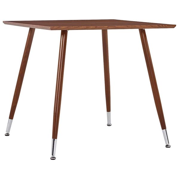 vidaXL Jedálenský stôl, hnedý 80,5x80,5x73 cm, MDF