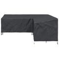 vidaXL Obal na nábytok Čierny 220 x 220 x 80 cm 420D Oxford tkanina