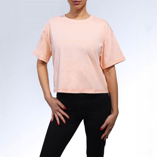 Dámske tričko Cropped Peach - Champion, veľkosť XS, veľkosť oblečenia XS