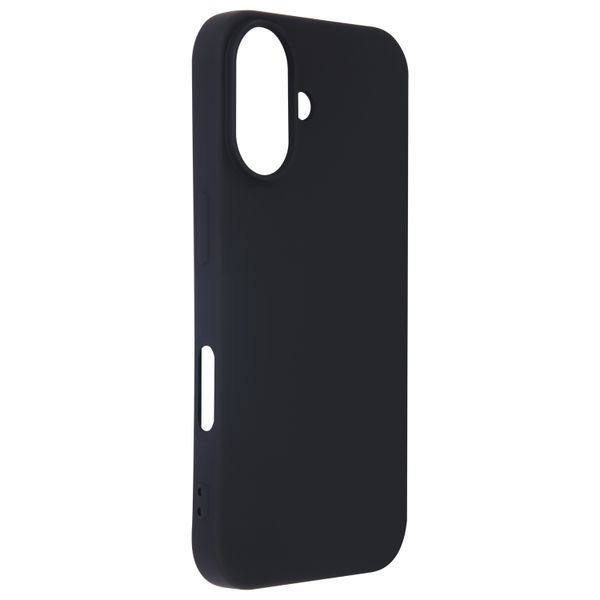 Satin Flex kryt na iPhone 16 čierna