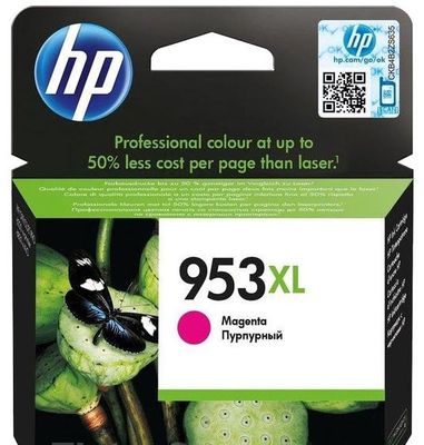 HP 953XL purpurová atramentová kazeta, F6U17AE