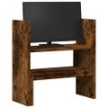vidaXL Stolový organizér nastav. dymový dub 40x17x41 cm kompozit.drevo