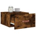 vidaXL Nástenné nočné stolíky 2 ks dymový dub 35x35x20 cm