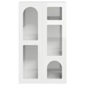 vidaXL Servírovacia skriňa ELST Vysoký lesk bielej 59 x 35 x 100,5 cm