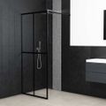 vidaXL Sprchová zástena walk-in, priehľadné tvrdené sklo 80x195 cm