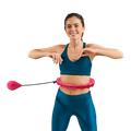 Hula hoop REBEL ACTIVE RBA-3065-PK so závažím