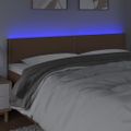 VidaXL Čelo postele hnedé 160x5x78/88 cm umelá koža
