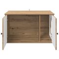 vidaXL Mačka Dom Dub artisan 85 x 55 x 50,5 cm Kompozitné drevo