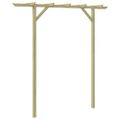 vidaXL Záhradná pergola 205x40x203 cm, drevo