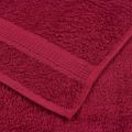 vidaXL Utierky na umývanie FROGN 10 ks bordové 30x30 cm 360 g/m²