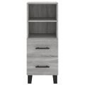vidaXL Komoda sivý dub sonoma 34,5x34x90 cm spracované drevo