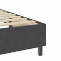 vidaXL Rám na boxspring posteľ, sivý, látka 140x200 cm