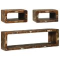 vidaXL Zostava TV skriniek 3 ks Viacfarebný 100 x 30 x 32 cm