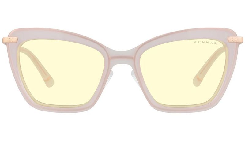 GUNNAR kancelářske/herní brýle  ANNA BALLET PINK jantarová skla BLF 65 GUNNAR focus Brýle, kancelárské, herní, ružovo-zlaté obroucky, jantarová skla