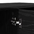 vidaXL TV skrinka 102 x 35 x 36,5 cm Čierny dub Kompozitné drevo