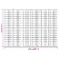 vidaXL Skladací paraván so 6 panelmi japonský štýl 240x170 cm