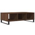 vidaXL Konferenčný stolík hnedý dub 104x60x35 cm kompozitné drevo