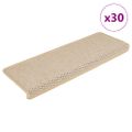 vidaXL Samolepiace nášľapy na schody sisal 30 ks 65x21x4 cm Berber