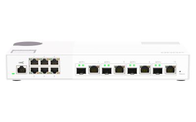 QNAP riadený switch QSW-M2106-4C (6x 2,5GbE RJ45 a 4x kombinované 10GbE SFP+ / 10GbE RJ-45)