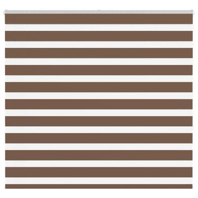 vidaXL Zebra roleta hnedá 155x150 cm šírka látky 150,9cm polyester