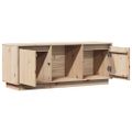 vidaXL TV skrinka 110,5x35x44 cm masívna borovica
