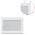 vidaXL Otočné a sklopné okno do suterénu RISOR 80 x 50 cm PVC a sklo
