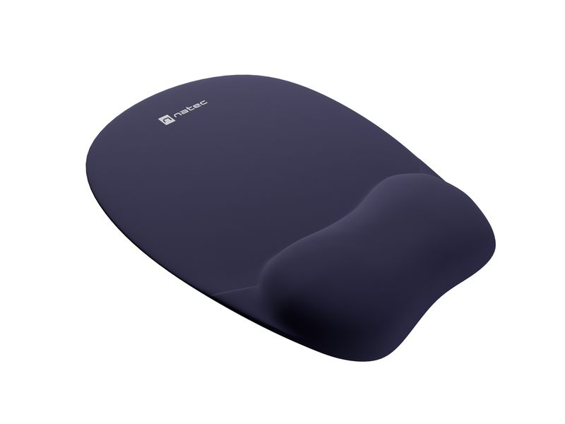 Podložka pod myš ergonomická Natec CHIPMUNK, pamäťová pena, Navy modrá, 230x200 mm