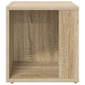 vidaXL Príručný stolík dub sonoma 33x33x34,5 cm kompozitné drevo