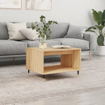 vidaXL Konferenčný stolík dub sonoma 60x50x40 cm kompozitné drevo