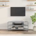 vidaXL RohováTVskriňa 102x40,5x45cm Sivý Sonoma Kompozitné drevo