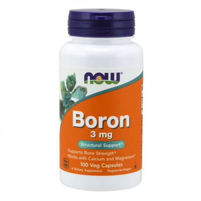 Bór 3 mg - NOW Foods