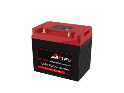 Batéria LiFePO4 12,8V 200Ah SOLARFAM AST-200 s Bluetooth ohrevom