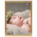 vidaXL Fotorámiky na stôl, koláž 5 ks, zlaté 21x29,7 cm, MDF