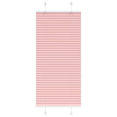 vidaXL Plisovaná roleta ružová 65x150 cm šírka látky 64,4 cm polyester