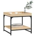vidaXL Konferenčný stolík dub sonoma 49,5x49,5x45 cm kompozitné drevo