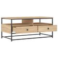 vidaXL Konferenčný stolík dub sonoma 100x51x45 cm kompozitné drevo