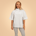 Dámske tričko Oversized Bliss Grey - BeastPink